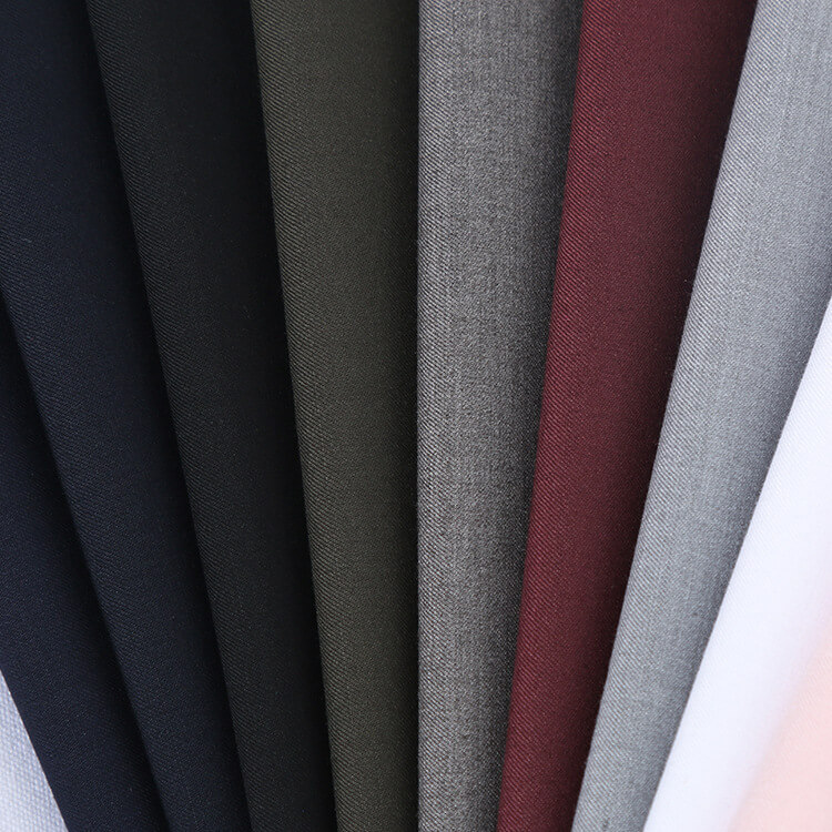 360g Polyester Viscose Blend Woven Twill Fabric for Suit Wholesale Sup 4